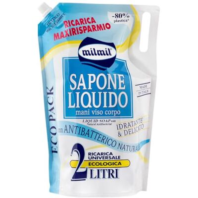 Milmil MIL Sapone Liquido Busta 2 Nutriente E Delicata Cura del Corpo Milmil MIL Sapone Liquido Busta 2 Nutriente E Delicata Cura del Corpo