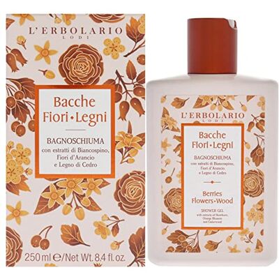 L'Erbolario Bacche Fiori Legni Bad/Douchegel, 250 ml L'Erbolario Bacche Fiori Legni Bad/Douchegel, 250 ml