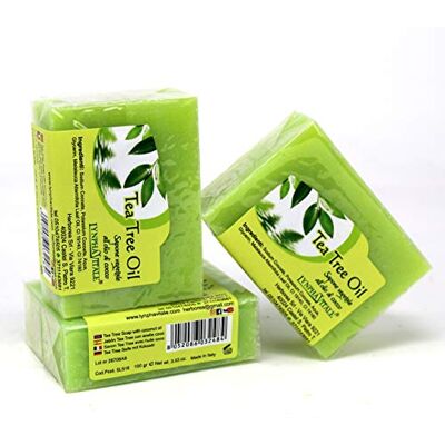 Lynpha Vitale 3 Tea Tree Oil Zepen op basis van etherische olie vette en onzuivere huid 3 x 100 g 100% natuurlijk Lynpha Vitale 3 Tea Tree Oil Zepen op basis van etherische olie vette en onzuivere huid 3 x 100 g 100% natuurlijk