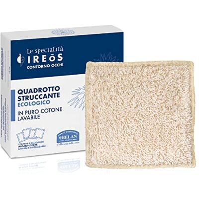Helan , IREOS Zachte milieuvriendelijke katoenen gezichtsreinigingsdoek, 4 maxi herbruikbare en wasbare make-up remover pads voor gezicht, gezicht en ogen, ideaal voor huid Helan , IREOS Zachte milieuvriendelijke katoenen gezichtsreinigingsdoek, 4 maxi herbruikbare en wasbare make-up remover pads voor gezicht, gezicht en ogen, ideaal voor huid