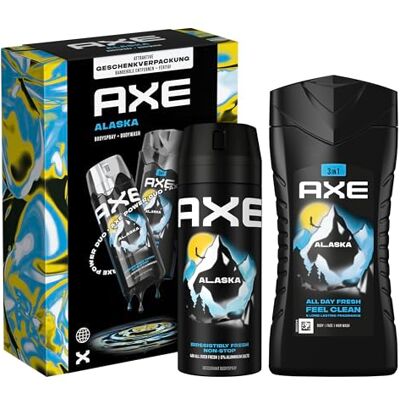 AXE Alaska cadeauset met lichaamsspray en douchegel (150 ml + 250 ml) AXE Alaska cadeauset met lichaamsspray en douchegel (150 ml + 250 ml)