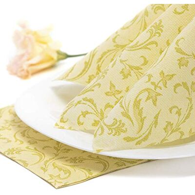 PAPSTAR #85000 Royal Collection papieren servetten, 40 x 40 cm, limoengroen, 50 stuks PAPSTAR #85000 Royal Collection papieren servetten, 40 x 40 cm, limoengroen, 50 stuks