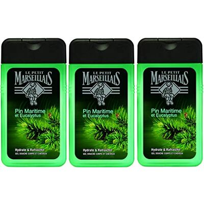 Le Petit Marseillais Douchegel met grenen en eucalyptus, 3 stuks Le Petit Marseillais Douchegel met grenen en eucalyptus, 3 stuks
