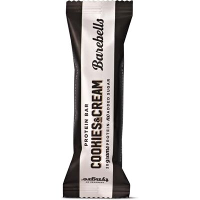 BAREBELLS BARRITA COOKIES CREAM 12 stuks is een klein koekje dat uitnodigt tot een snack. Het voelt thuis aan bij koffie, thee of als kleine snack. De set bestaat uit 12 delen Ideal voo BAREBELLS BARRITA COOKIES CREAM 12 stuks is een klein koekje dat uitnodigt tot een snack. Het voelt thuis aan bij koffie, thee of als kleine snack. De set bestaat uit 12 delen Ideal voo