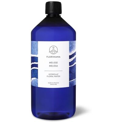 Florihana – Hydrolaat (bloemenwater) van Melisse Bio – 100% puur en natuurlijk – 1 l – rustgevend en reinigend – gemaakt in Frankrijk Florihana – Hydrolaat (bloemenwater) van Melisse Bio – 100% puur en natuurlijk – 1 l – rustgevend en reinigend – gemaakt in Frankrijk