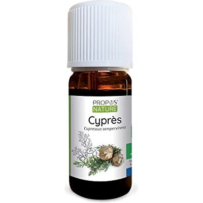 PROPOS'NATURE Etherische olie van biologische cipres – Cupressus Sempervirens-olie – 10 ml PROPOS'NATURE Etherische olie van biologische cipres – Cupressus Sempervirens-olie – 10 ml