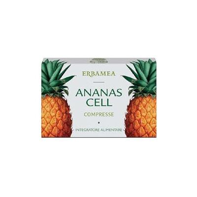 Erbamea Ananas Cell, Centella, Berk voor cellulitis en waterretentie, meerkleurig, 36 tabletten Erbamea Ananas Cell, Centella, Berk voor cellulitis en waterretentie, meerkleurig, 36 tabletten