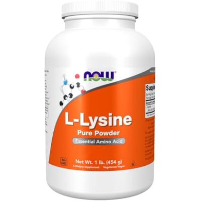 NOW Foods L-lysine 100% zuiver poeder 454 g NOW Foods L-lysine 100% zuiver poeder 454 g