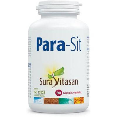 SURA VITASAN PARA-SIT 90cap is een capsule die de dagelijkse inname van voedingsstoffen vereenvoudigt. Het ondersteunt de normale lichaamsfuncties bij consistent gebruik. De verpakking bevat 90 capsules De aanpak SURA VITASAN PARA-SIT 90cap is een capsule die de dagelijkse inname van voedingsstoffen vereenvoudigt. Het ondersteunt de normale lichaamsfuncties bij consistent gebruik. De verpakking bevat 90 capsules De aanpak