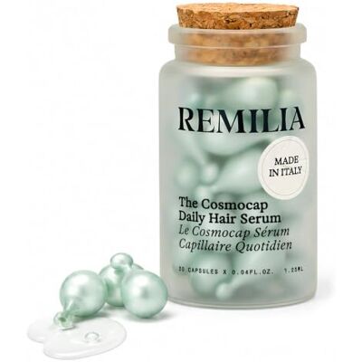 Remilia Hair Remilia Haarserum in capsules Cosmocap haarolie voor droog en beschadigd haar dagelijkse keratinebehandeling met aminozuren, zijdeproteïnen en vitamine B5 Veilig voor kleur en warmte 30 dagen voorraad Remilia Hair Remilia Haarserum in capsules Cosmocap haarolie voor droog en beschadigd haar dagelijkse keratinebehandeling met aminozuren, zijdeproteïnen en vitamine B5 Veilig voor kleur en warmte 30 dagen voorraad