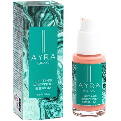 AYRA SPA Lifting Peptide Serum High Power Peptiden & Aminozuren die de natuurlijke collageenproductie liften, verstevigen, versterken, verhelderen, versterken en versterken Veganistisch & 99% AYRA SPA Lifting Peptide Serum High Power Peptiden & Aminozuren die de natuurlijke collageenproductie liften, verstevigen, versterken, verhelderen, versterken en versterken Veganistisch & 99%