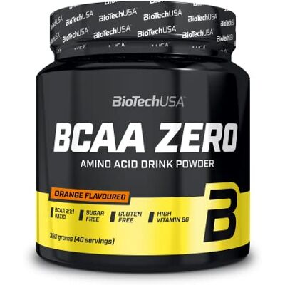 BioTechUSA Biotech USA Bcaa Zero (360g) BCAA BCAA 2:1:1 sans sucre Orange BioTechUSA Biotech USA Bcaa Zero (360g) BCAA BCAA 2:1:1 sans sucre Orange