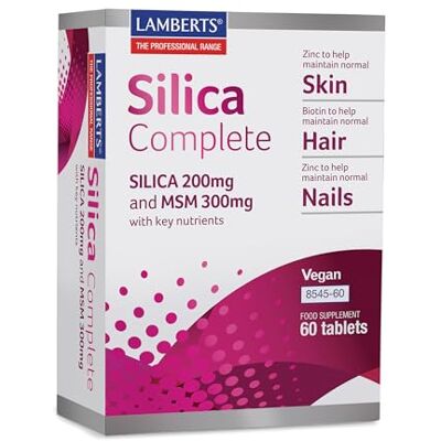 LAMBERTS Silica Complete Cabello, Piel Y Uñas 60 Comprimidos LAMBERTS Silica Complete Cabello, Piel Y Uñas 60 Comprimidos