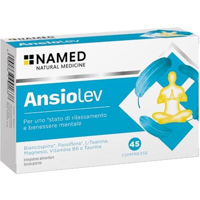 Specchiasol Ansiolev Tabletten, meerkleurig, 7,2 x 3,2 x 10,6 cm, 45 tabletten Specchiasol Ansiolev Tabletten, meerkleurig, 7,2 x 3,2 x 10,6 cm, 45 tabletten
