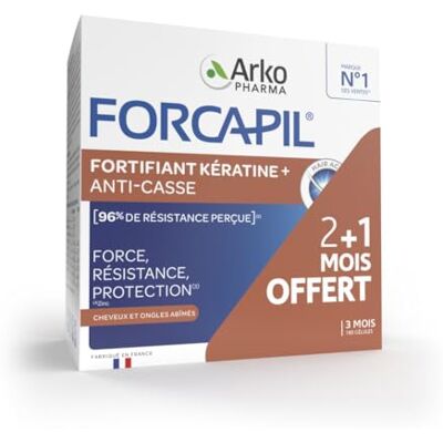 Arkopharma Keratine-versterker, programma, 3 maanden, 180 capsules Arkopharma Keratine-versterker, programma, 3 maanden, 180 capsules