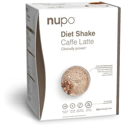 NUPO Diet Shake Chai Latte Premium dieetshakes voor gewichtsbeheersing, klinisch bewezen maaltijdvervangende shake voor gewichtsbeheersing, 12 porties, GMO-vrij NUPO Diet Shake Chai Latte Premium dieetshakes voor gewichtsbeheersing, klinisch bewezen maaltijdvervangende shake voor gewichtsbeheersing, 12 porties, GMO-vrij