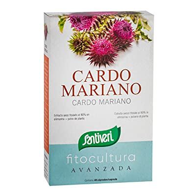 SANTIVERI CARDO MARIANO 40CAP. is een capsuleformule die geschikt is voor regelmatig gebruik. Het wordt regelmatig ingenomen volgens de aangegeven dosering. De verpakking bevat 40 capsules De samenstelling SANTIVERI CARDO MARIANO 40CAP. is een capsuleformule die geschikt is voor regelmatig gebruik. Het wordt regelmatig ingenomen volgens de aangegeven dosering. De verpakking bevat 40 capsules De samenstelling