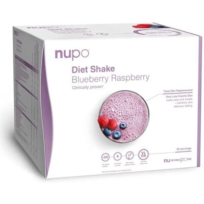 NUPO Diet Shake bosbessen-framboos premium dieetsmoothies voor gewichtscontrole I klinisch geteste maaltijdvervanging voor gewichtscontrole I 30 porties I GGO-vrij NUPO Diet Shake bosbessen-framboos premium dieetsmoothies voor gewichtscontrole I klinisch geteste maaltijdvervanging voor gewichtscontrole I 30 porties I GGO-vrij