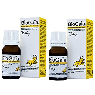 BioGaia Probiotic Drops for Baby Colic Babydruppels, 2 x 5 ml (10 ml) BioGaia Probiotic Drops for Baby Colic Babydruppels, 2 x 5 ml (10 ml)