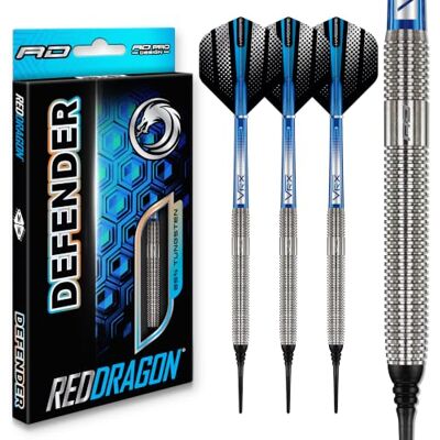 Dragon Defender 19 g vat/21 g totaal gewicht zachte punt 90% wolfraam dartset met vleugels en dartpijlen Dragon Defender 19 g vat/21 g totaal gewicht zachte punt 90% wolfraam dartset met vleugels en dartpijlen