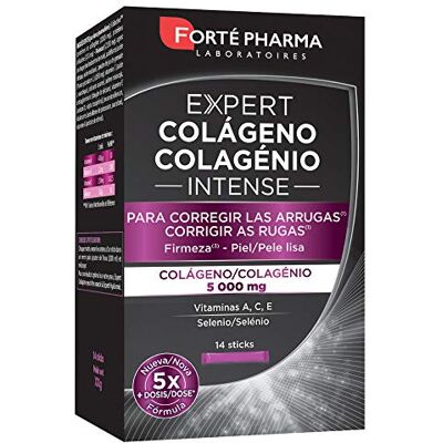 Forte Pharma Voedingssupplement met collageen tegen rimpels en verstevigende collageen. Intensieve collageenexpert, 14 zakjes. Forté Pharma Forte Pharma Voedingssupplement met collageen tegen rimpels en verstevigende collageen. Intensieve collageenexpert, 14 zakjes. Forté Pharma