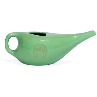 Bodhi NETI POT, Neti keramische kruik met mandala, kruik voor neusspoeling of neusdouche, Nethi I pot Bodhi NETI POT, Neti keramische kruik met mandala, kruik voor neusspoeling of neusdouche, Nethi I pot