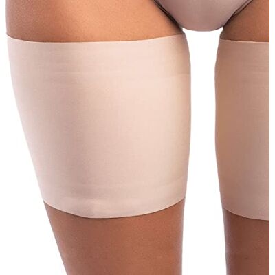 looksy satijnen dijbanden voor vrouwen, antiwrijving, dijbanden (set van 1), Donker beige M looksy satijnen dijbanden voor vrouwen, antiwrijving, dijbanden (set van 1), Donker beige M