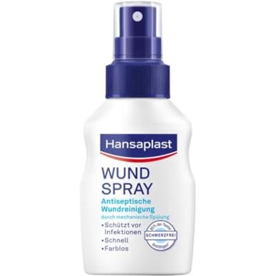 Elastoplast Hansaplast gerichte verzorgingsspray voor gebruikers die een snel gebaar zoeken voor een snel gebruik met gelijkmatige verspreiding Elastoplast Hansaplast gerichte verzorgingsspray voor gebruikers die een snel gebaar zoeken voor een snel gebruik met gelijkmatige verspreiding