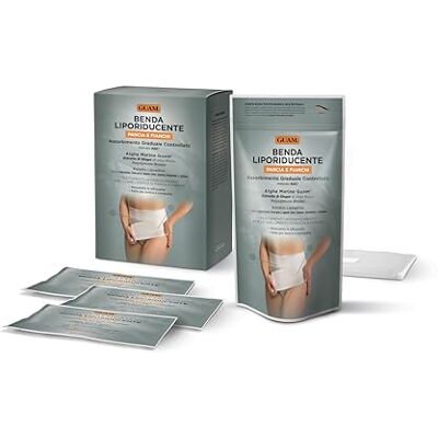 Guam Liporidatieve bandage voor buik en heupen, 3 stuks Guam Liporidatieve bandage voor buik en heupen, 3 stuks