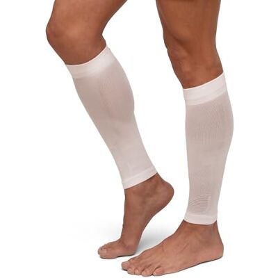 DANISH ENDURANCE Compressie Hoezen voor Kuiten, Hardlopen & Sporten, Boost Circulatie, voor Dames & Heren, 1-pak, Wit DANISH ENDURANCE Compressie Hoezen voor Kuiten, Hardlopen & Sporten, Boost Circulatie, voor Dames & Heren, 1-pak, Wit