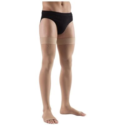Lauma Medical , 23-32 mmHg Open-toe Compressie Stockings Class 2, spataderen, vaak zwelling van de benen, pijn in de kuiten en voeten (kort, maat S, beige) AG307-1K-8001, Beige S-Size, Short Lauma Medical , 23-32 mmHg Open-toe Compressie Stockings Class 2, spataderen, vaak zwelling van de benen, pijn in de kuiten en voeten (kort, maat S, beige) AG307-1K-8001, Beige S-Size, Short