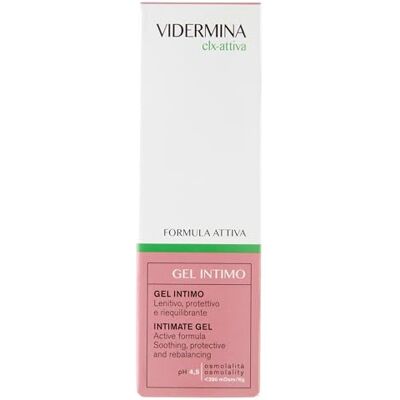 VIDERMINA Clx Activa intieme gel, lenictieve, herstellende bescherming pH4,5, 30 ml VIDERMINA Clx Activa intieme gel, lenictieve, herstellende bescherming pH4,5, 30 ml