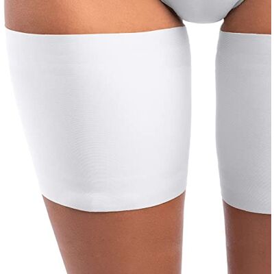 looksy satijnen dijbanden voor vrouwen, antiwrijving, dijbanden (set van 1), Wit. XL looksy satijnen dijbanden voor vrouwen, antiwrijving, dijbanden (set van 1), Wit. XL