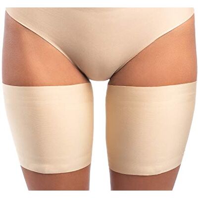 looksy satijnen dijbanden voor vrouwen, antiwrijving, dijbanden (set van 1), Lichtbeige XL looksy satijnen dijbanden voor vrouwen, antiwrijving, dijbanden (set van 1), Lichtbeige XL