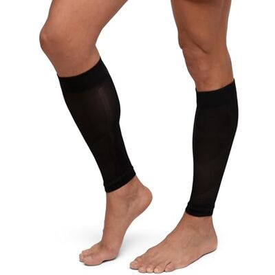 DANISH ENDURANCE Compressie Hoezen voor Kuiten, Hardlopen & Sporten, Boost Circulatie, voor Dames & Heren, 1-pak, Zwart XXL DANISH ENDURANCE Compressie Hoezen voor Kuiten, Hardlopen & Sporten, Boost Circulatie, voor Dames & Heren, 1-pak, Zwart XXL