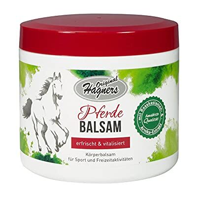 Original Hagners Paardenbalsem (500 ml) verfrist en revitaliseert voor welzijn en ontspanning Original Hagners Paardenbalsem (500 ml) verfrist en revitaliseert voor welzijn en ontspanning