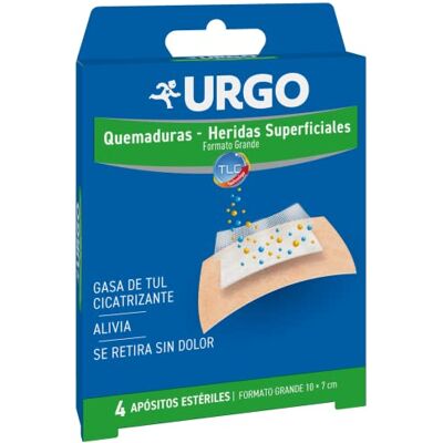 Urgo Quemaduras 10X7 4 U Urgo Quemaduras 10X7 4 U