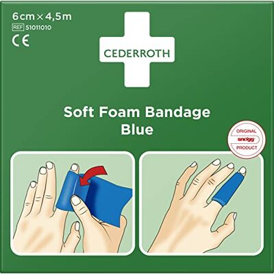 Cederroth Zelfklevende zachte schuimband blauw Cederroth Zelfklevende zachte schuimband blauw