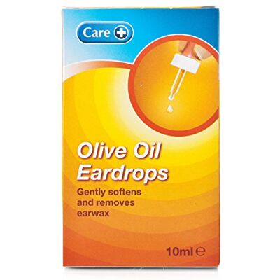 Care + Care Oorddruppels met extra vierge olijfolie, 10 ml, verzacht en verwijdert oorsmeer Care + Care Oorddruppels met extra vierge olijfolie, 10 ml, verzacht en verwijdert oorsmeer