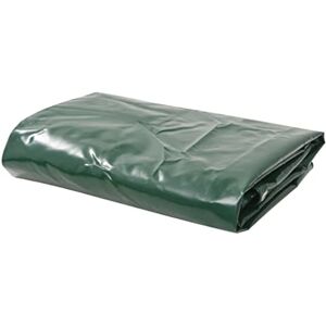 vidaXL Afdekzeil, 650 g/m², 1,5 x 10 m, groen vidaXL Afdekzeil, 650 g/m², 1,5 x 10 m, groen