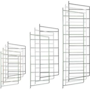Natural Goods Berlin TEGEL Design plankdrager 4 niveaus 250 mm wit 2 stuks Natural Goods Berlin TEGEL Design plankdrager 4 niveaus 250 mm wit 2 stuks