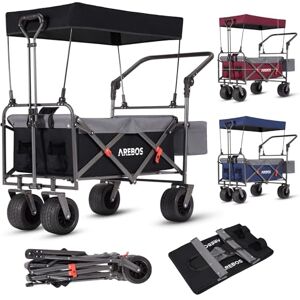 Arebos Opvouwbare trolley met dak, luxe trolley met 3-punts gordelsysteem, transportwagen, transportwagen, XXL-tas, opvouwbaar, tot 100 kg, transportwagen, transportwagen, transportwagen, zwart Arebos Opvouwbare trolley met dak, luxe trolley met 3-punts gordelsysteem, transportwagen, transportwagen, XXL-tas, opvouwbaar, tot 100 kg, transportwagen, transportwagen, transportwagen, zwart