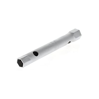 GEDORE Dubbele buissleutel, 14 + 17 mm, 6-kant, 150 mm lang, gereedschap voor moeren en schroeven, auto, 26 R 14 x 17, verchroomd staal GEDORE Dubbele buissleutel, 14 + 17 mm, 6-kant, 150 mm lang, gereedschap voor moeren en schroeven, auto, 26 R 14 x 17, verchroomd staal