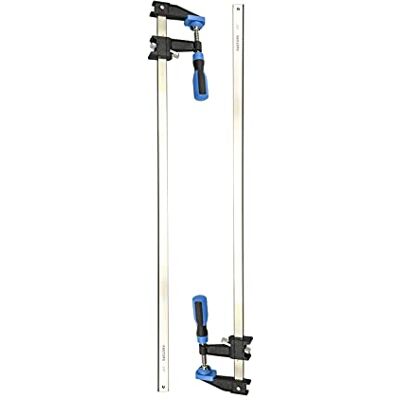 FASTORS Barklemmen voor houtwerk, 61 cm, 2 stuks houten klemmen verstelbaar en snel loslaten, Throat Depth 6,5 cm, gespannen stalen rail, barklemmen sterkte 600 Lbs FASTORS Barklemmen voor houtwerk, 61 cm, 2 stuks houten klemmen verstelbaar en snel loslaten, Throat Depth 6,5 cm, gespannen stalen rail, barklemmen sterkte 600 Lbs