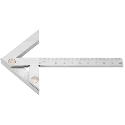 Walfront Vierkante centreermeter, 100 x 70 mm, industriële precisie-indicator, middenmeter, markeringsstang Walfront Vierkante centreermeter, 100 x 70 mm, industriële precisie-indicator, middenmeter, markeringsstang