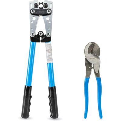 Neiko 02039A Krimptang en kabelsnijder Krimpgereedschap voor batterijkabel 8-0 AWG 6 mm 50 mm krimptang voor elektriciendraad accuklemmen koperen kabelschoenen tang Neiko 02039A Krimptang en kabelsnijder Krimpgereedschap voor batterijkabel 8-0 AWG 6 mm 50 mm krimptang voor elektriciendraad accuklemmen koperen kabelschoenen tang