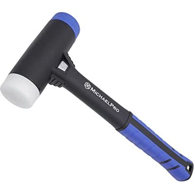 MichaelPro MP004026 Dubbelzijdige zachte hamer, 34 cm, weerbestendig, goed uitgebalanceerde handgreep, stoot- en vonkbestendige kop MichaelPro MP004026 Dubbelzijdige zachte hamer, 34 cm, weerbestendig, goed uitgebalanceerde handgreep, stoot- en vonkbestendige kop