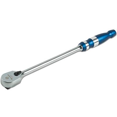 Titan 12161 ratelsleutel met platte kop, 90 tanden, 3/8 inch x 30,5 cm Titan 12161 ratelsleutel met platte kop, 90 tanden, 3/8 inch x 30,5 cm