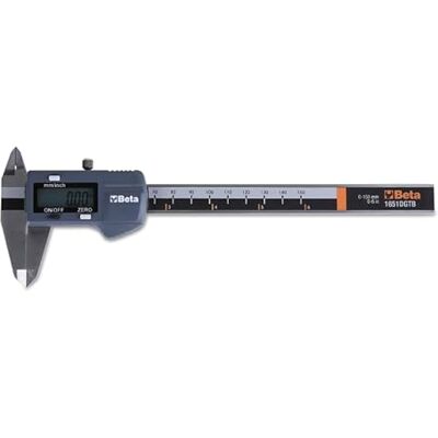 Beta 1651DGTB 150 Digitale schuifmaat met centeschijf met vierkante dieptestang tot 150 mm Beta 1651DGTB 150 Digitale schuifmaat met centeschijf met vierkante dieptestang tot 150 mm