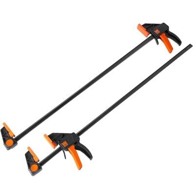 WEN 2 stuks slangklemmen en stretchers van robuust staal 61 cm met 5,8 cm groef (CLR242) WEN 2 stuks slangklemmen en stretchers van robuust staal 61 cm met 5,8 cm groef (CLR242)